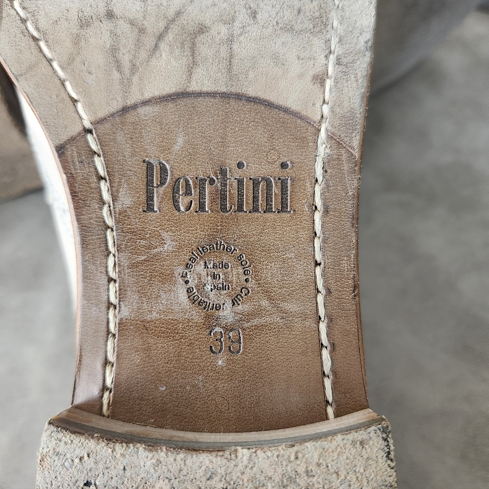 Pertini Leather Lace Up Shoes - Picture 10 of 13